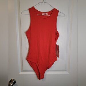 Heart amp Hips Red Bodysuit
